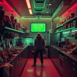 Binary Kitchen Clean-Up Challenge - Text-based game