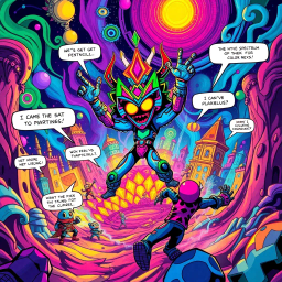 Spectrum Wars: Whose Dimension Is It Anyway? - Text-based game