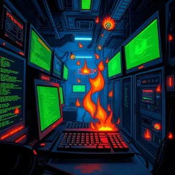 The Flamewar - Text-based game
