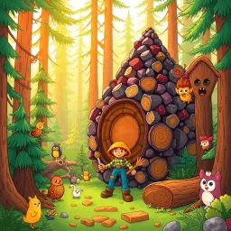 Log Jammed: Wood You Believe It? - Text-based game