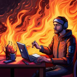 Flame Wars: The Boot to Vim Edition - Text-based game