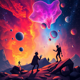 Cosmic Chronicles: Whose Cosmos Is It Anyway? - Text-based game