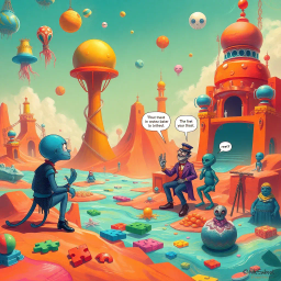 Spectrum Wars: Which Dimension Is It Anyway? - Text-based game