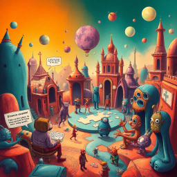 Spectrum Wars: Which Dimension Is It Anyway? - Text-based game