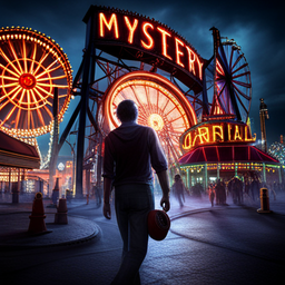 Mystery of the Haunted Carnival - Text-based game