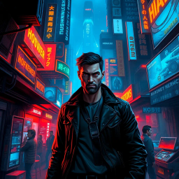 Neon Cypher: Codebreaker Chronicles - Text-based game