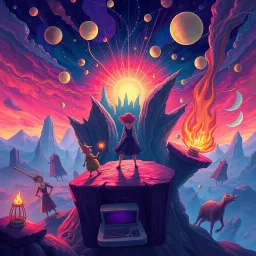 Spectrum Wars: Which Dimension Is It Anyway? - Text-based game