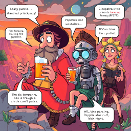 Chrono-Capers: Who's Time Is It Anyway? - Text-based game