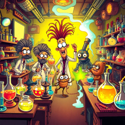 Lab Ruckus: Whose Lab Is It Anyway? - Text-based game