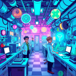 Lab Ruckus: Whose Lab Is It Anyway? - Text-based game