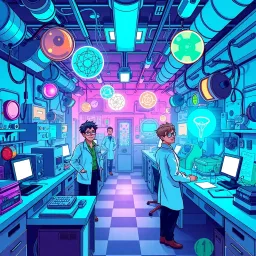 Lab Ruckus: Whose Lab Is It Anyway? - Text-based game