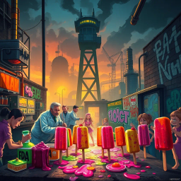 Power Popsicle Wars - Text-based game
