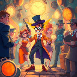 Chrono-Capers: Whose Time Is It Anyway? - Text-based game