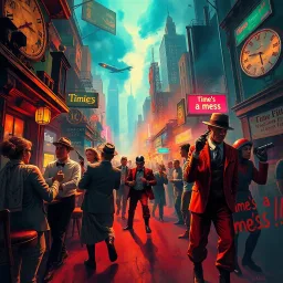 Chrono-Clash: Whose Time Is It Anyway? - Text-based game