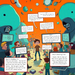Reality Rumble: Whose Quest is it Anyway? - Text-based game