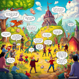 MetaQuest: Whose Adventure Is It Anyway? - Text-based game