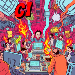 CI Showdown: The Build Wars - Text-based game