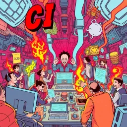 CI Showdown: The Build Wars - Text-based game