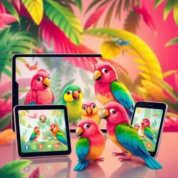 Parrot Party Line - Text-based game