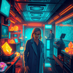 QuasiX: The Crystal Conundrum - Text-based game