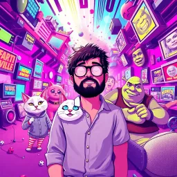 Meme Mayhem: Whose Adventure Is It Anyway? - Text-based game
