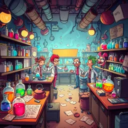 Whose Lab is it Anyway? - Text-based game