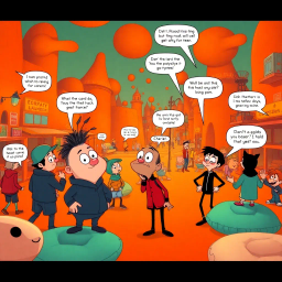 Mirthful Mayhem: Whose Hello Is It Anyway? - Text-based game