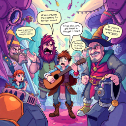 Whose Adventure Is It Anyway? - Text-based game