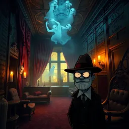 Whose Haunt is This? - Text-based game