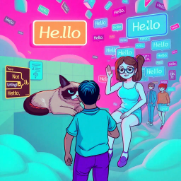 Memeception: Whose Hello, Anyway? - Text-based game