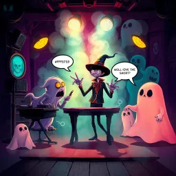 Hello, Whose Ghost Is It Anyway? - Text-based game