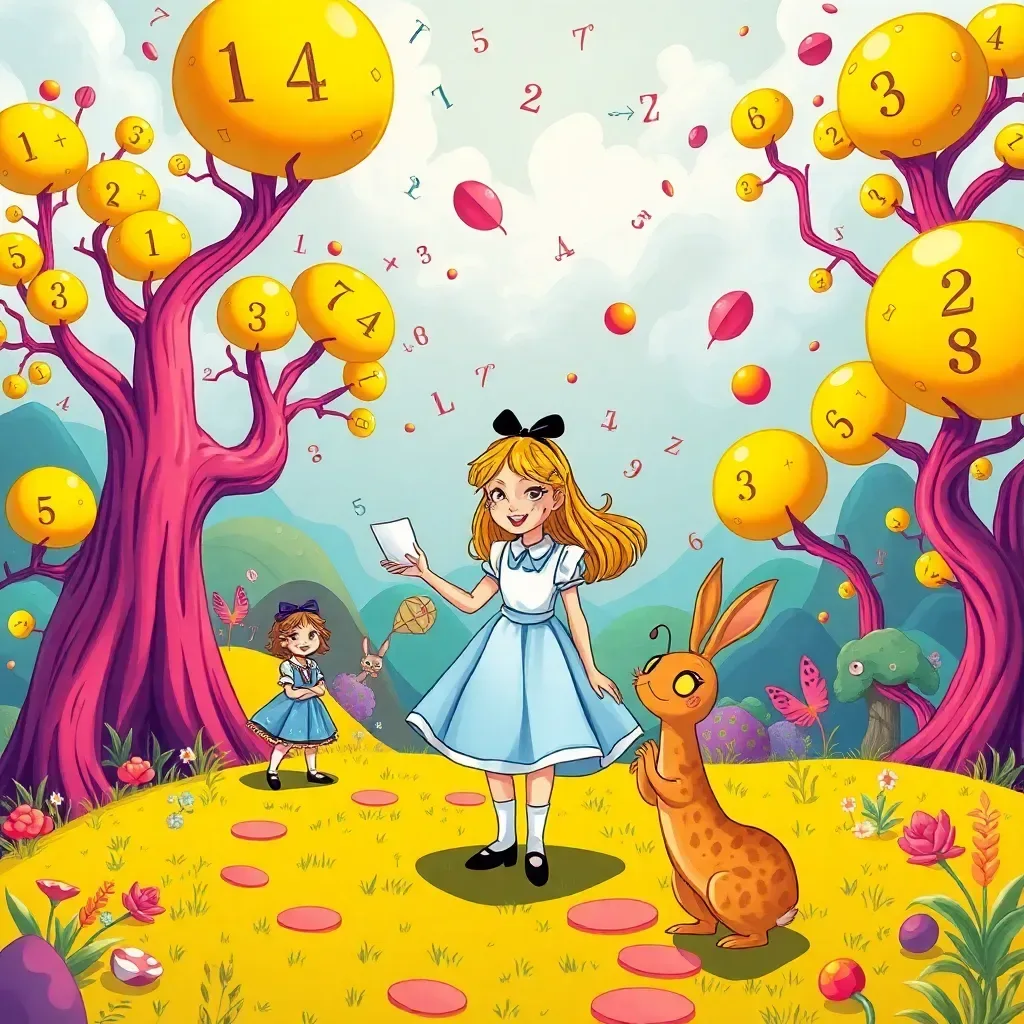 Mathematically Mad: Alice in Numberland