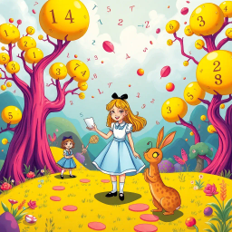 Mathematically Mad: Alice in Numberland - Text-based game