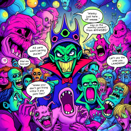 Meme Madness: Who's Laughing Now? - Text-based game
