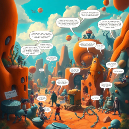 Whose World Is It Anyway? - Text-based game