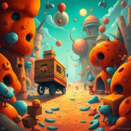UPS: Uncharted Parcel System - Text-based game
