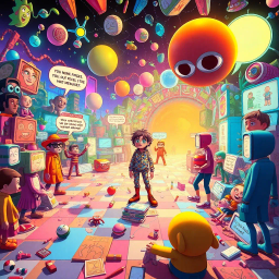 Memeception: Who's Hello Is It Anyway? - Text-based game