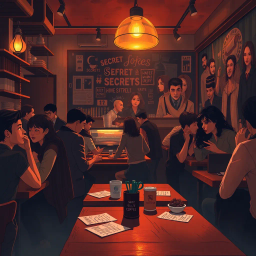 Conspiracy Café - Text-based game