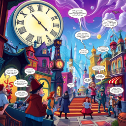 Chrono-Wheel: Whose Time Is It Anyway? - Text-based game