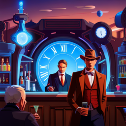 The Time Traveling Bartender - Text-based game