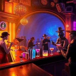 The Time Traveling Bartender - Text-based game