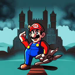 Bowser's Grip on the Mushroom Kingdom - Text-based game