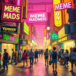 Meme Madness: Who's Laughing Now? - Text-based game