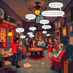 Whose Clue Is It Anyway? - Text-based game