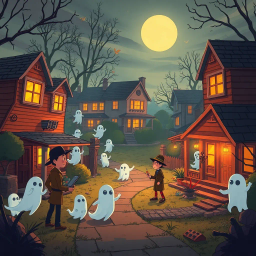 Whose Haunt Is This? - Text-based game