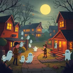 Whose Haunt Is This? - Text-based game