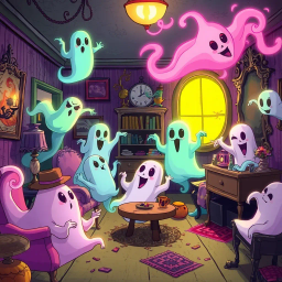 Whose Ghost Is It Anyway? - Text-based game