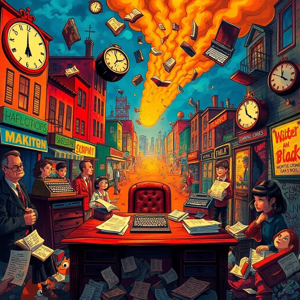Chronoscript: Whose Story is It Anyway?