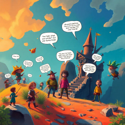 MetaQuest: Whose Adventure Is It Anyway? - Text-based game