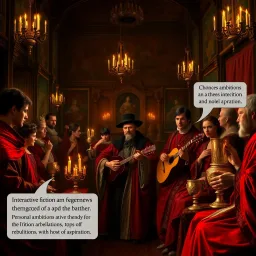 Courtly Chaos - Text-based game